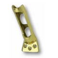 Gold WB Cast Brass Flagpole Bracket (1" Diameter Pole)